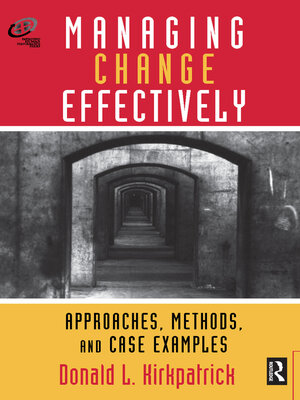 cover image of Managing Change Effectively